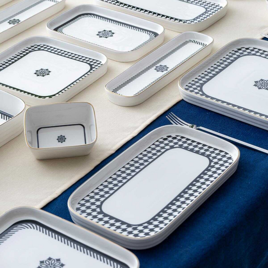 Acar Kiara 6 kişilik Porselen Yemek ve Kahvaltı Takımı