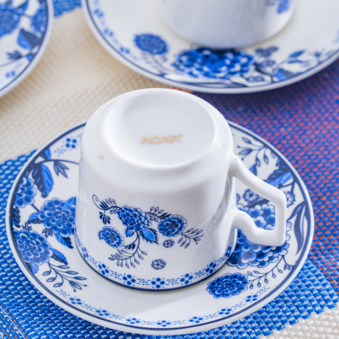 Acar Orlo Mokkatassenset für 6 Personen