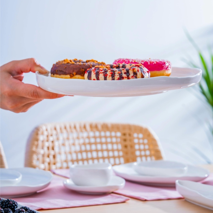 Acar Barles Porzellan Frühstücksset für 6 Personen