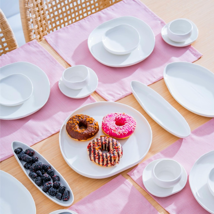 Acar Barles Porzellan Frühstücksset für 6 Personen
