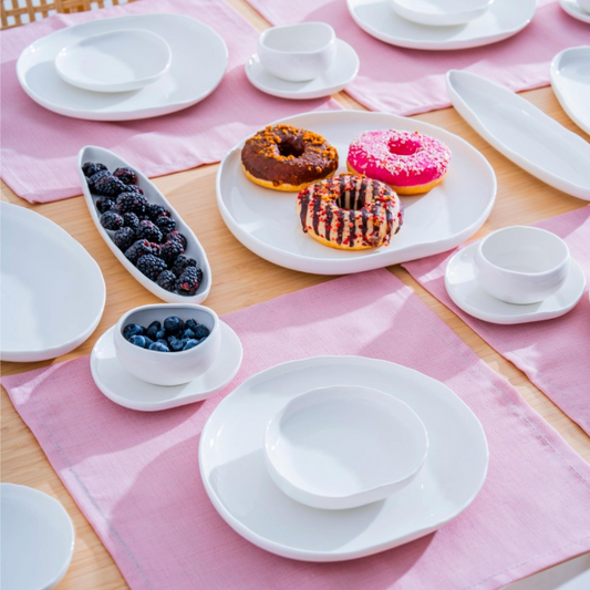 Acar Barles Porzellan Frühstücksset für 6 Personen