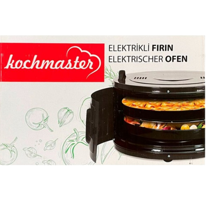 Kochmaster Backofen mit doppeltem Backblech - Çift Tepsili Davul Fırın
