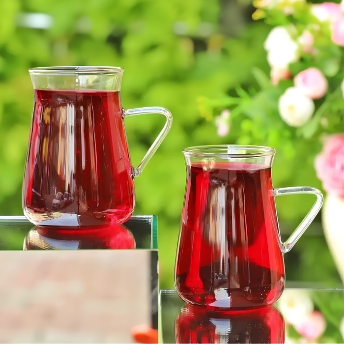 Mulex Corner Kulplu Çay Bardağı