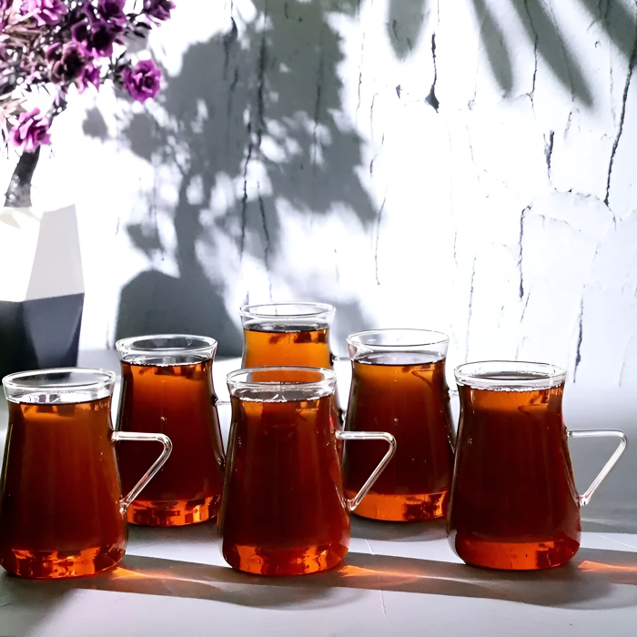 Mulex Corner Kulplu Çay Bardağı