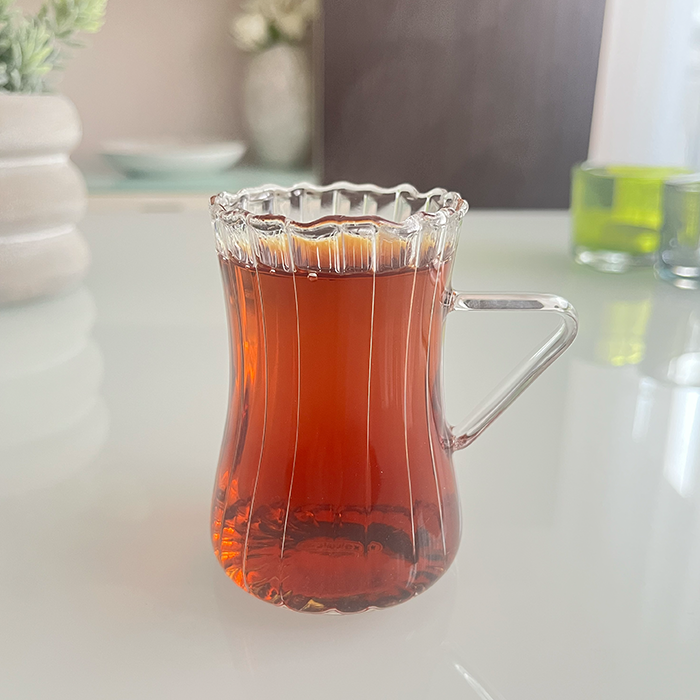 Mulex Corner Kulplu Çay Bardağı