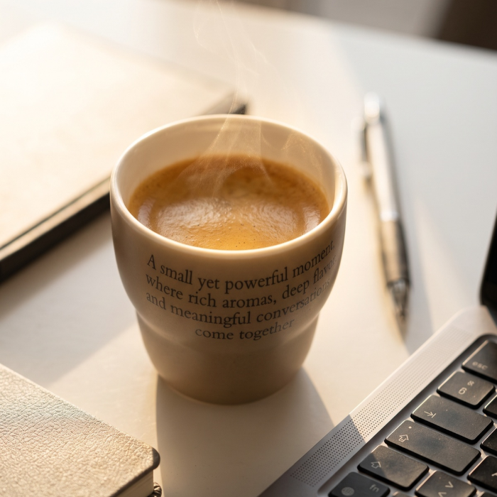 Acar Cozy Porselen Espresso Bardağı Bej, 120ml