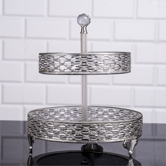 Etagere mit Spiegelglas