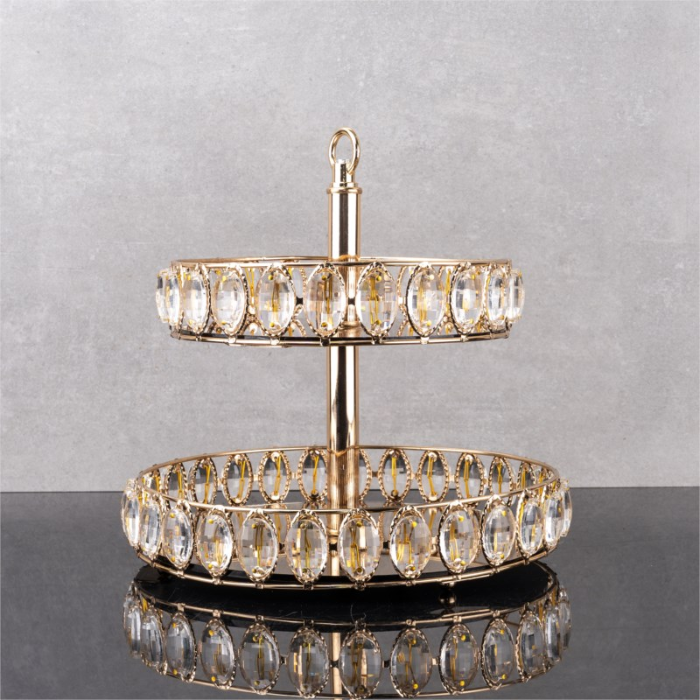 Etagere mit Spiegelglas