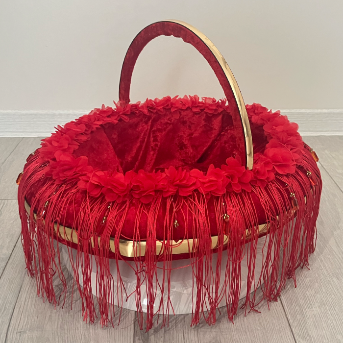 Kına Sepet ve Tepsı Takımı - Henna Korb und Tablett Set