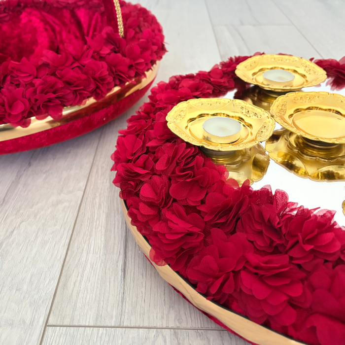 Kına Sepet ve Tepsı Takımı - Henna Korb und Tablett Set