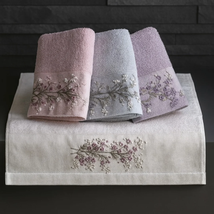 Ipekçe Lilyum Havlu Seti – Handtuch Set