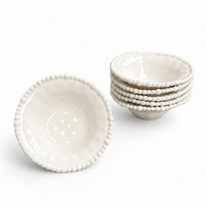 Pearls Porzellan Schälchen-Set - 6 Stück