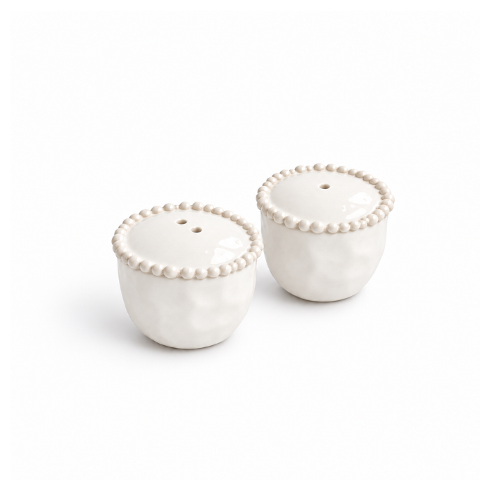 Pearls Porzellan Salz- und Pfefferstreuer