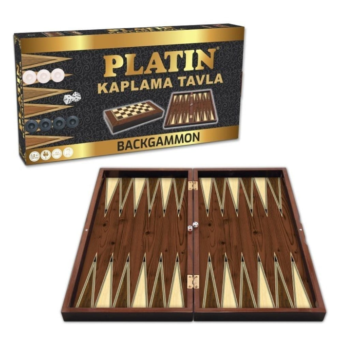 Platin Backgammon Spiel - Tavla