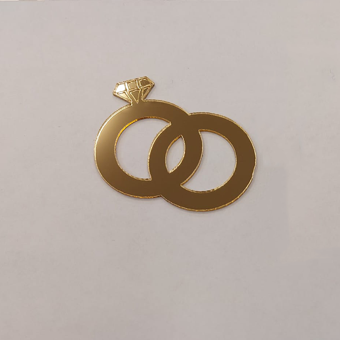 Plexiglas Buchstaben Gold - Pleksi Harfler