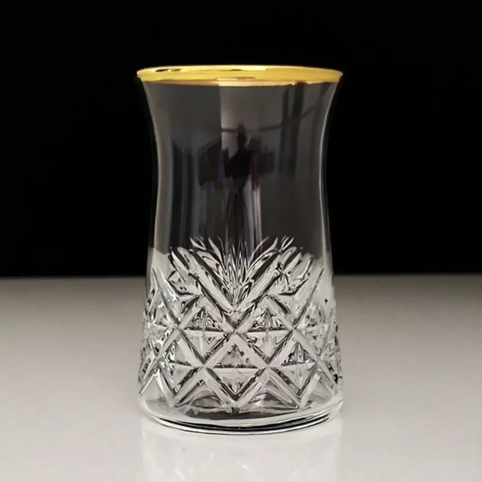 Pasabahce Golden Touch Timeless Teegläser, 6 Stück