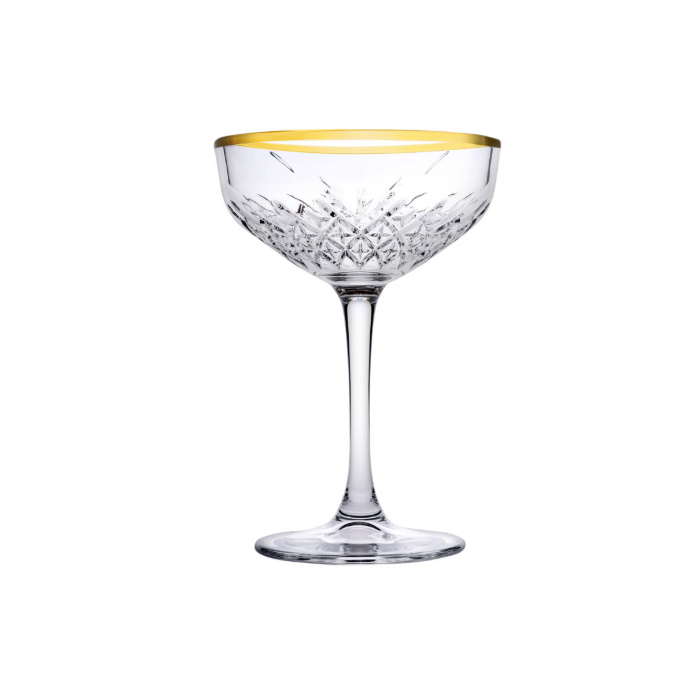 Pasabahce Timeless Golden Touch Sektgläser/Champagnergläser