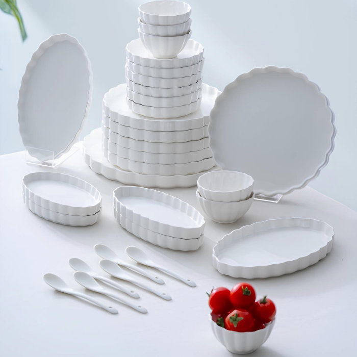 Acar Passion Kombi-Set – Tafelservice und Frühstücksset für 6 Personen