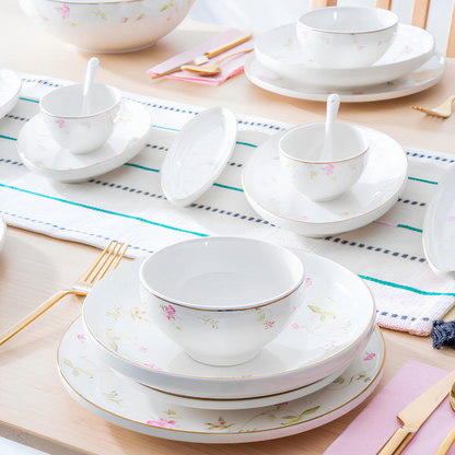 Acar Hadley Porzellan-Tafelservice und Frühstücksset für 6 Personen