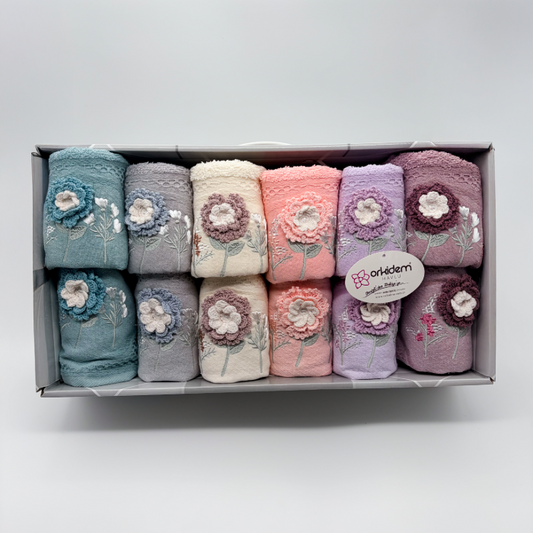 Orkidem Havlu Seti – Handtuch Kombi Set, 12-teilig