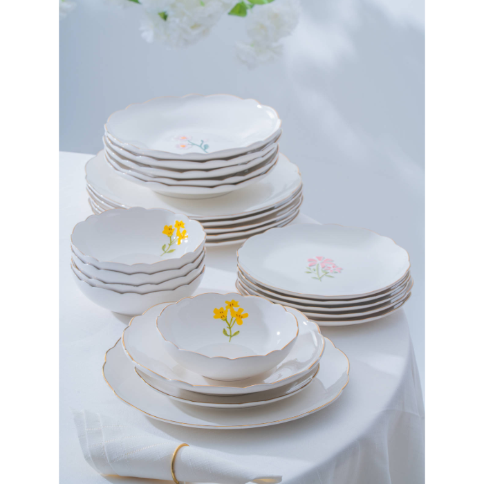 Acar De Santiago Porzellan-Tafelservice für 6 Personen