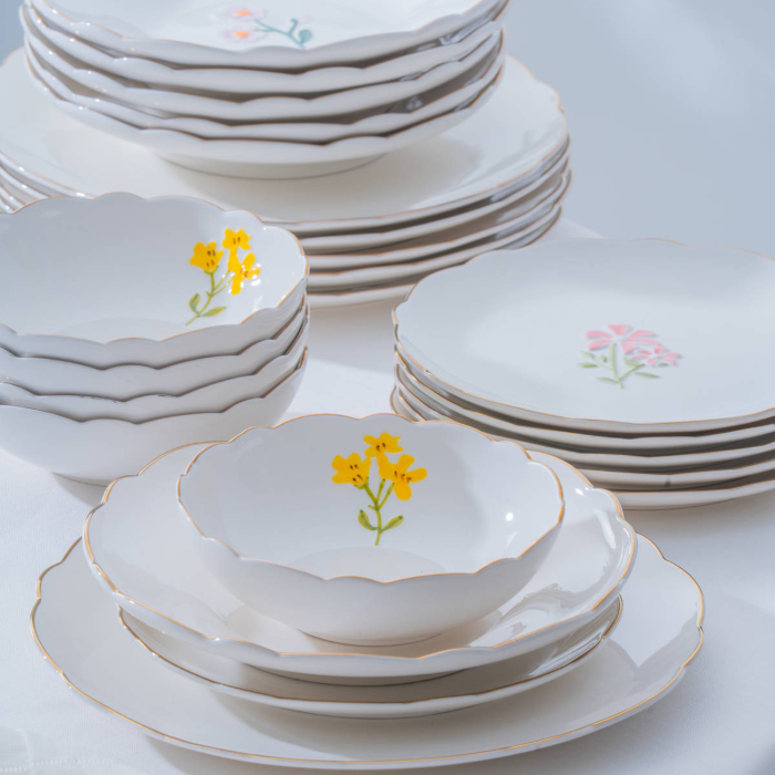 Acar De Santiago Porzellan-Tafelservice für 6 Personen