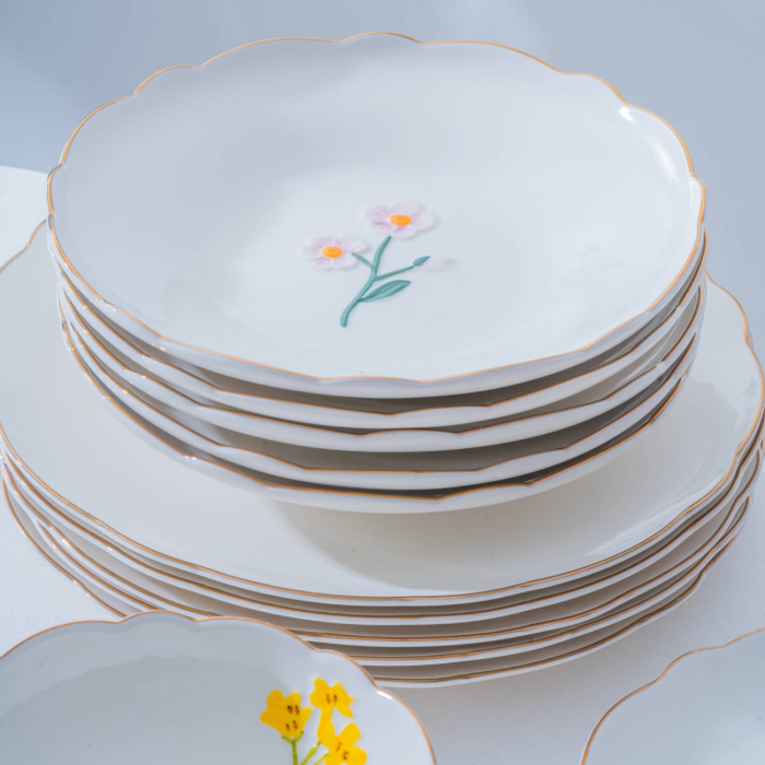 Acar De Santiago Porzellan-Tafelservice für 6 Personen