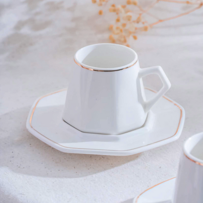 Acar Elara Mokkatassenset für 6 Personen