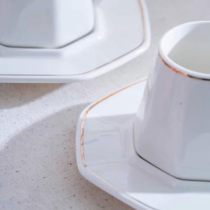 Acar Elara Mokkatassenset für 6 Personen