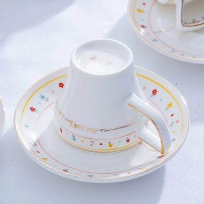 Acar Made With Love Mokkatassenset für 6 Personen