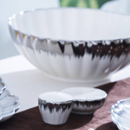 Acar Marlene Silber Porzellan-Tafelservice für 6 Personen