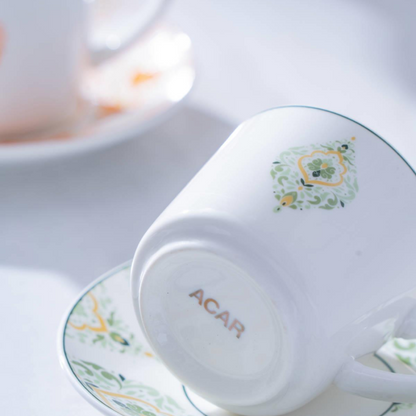 Acar Milo Mokkatassenset für 6 Personen