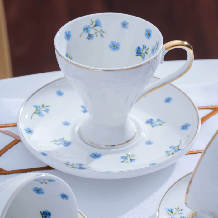 Acar Pierre Mokkatassenset für 6 Personen