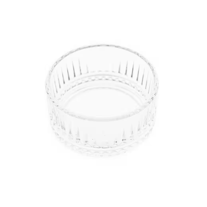 Almina Riffle Glasschale mit Deckel