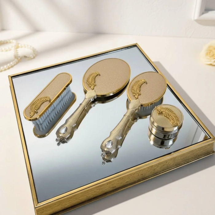 Ayna Tarak Seti – Bürsten- und Spiegelset