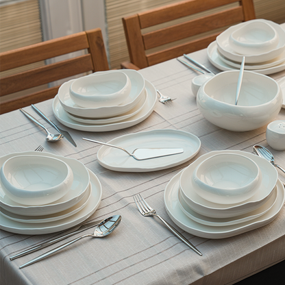 Acar New Barles Porzellan-Tafelservice für 6 Personen