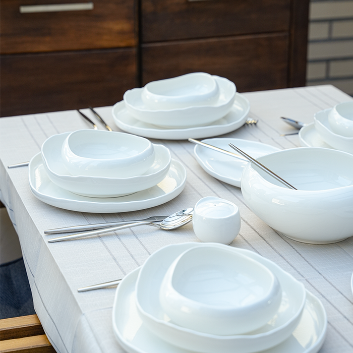 Acar New Barles Porzellan-Tafelservice für 6 Personen