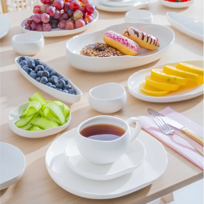 Acar Barles Porzellan Frühstücksset für 6 Personen