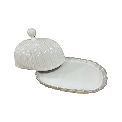 Almina Bloomy Porzellan Butterdose