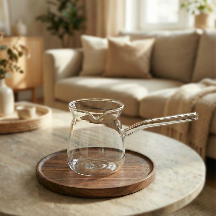 Glas Mokkakanne - Cam Cezve