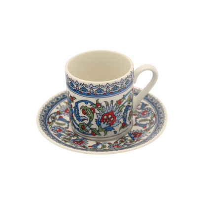 Kaya Home Çini Mokkatassenset - Kaya Home Çini Desen Türk Kahve Fincan Seti