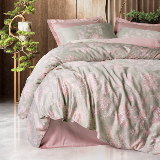 Cottonbox Betula Saten Nevresim Takımı - Bettwäsche Set