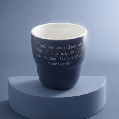 Acar Cozy Porselen Espresso Bardağı Mavi, 120ml