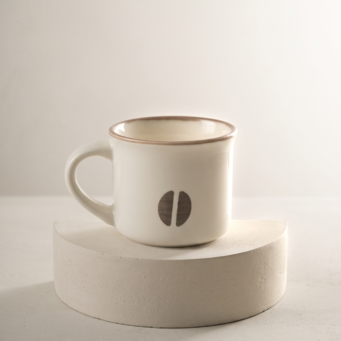 Acar Cozy Porselen Espresso Bardağı Bej, 60ml
