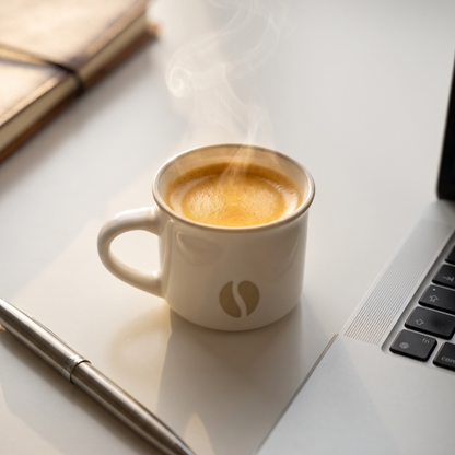 Acar Cozy Espressotasse aus Porzellan Creme, 60ml