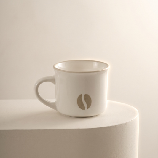 Acar Cozy Porselen Espresso Bardağı Krem, 60ml