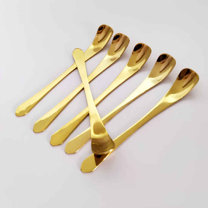 Caira Gold Teelöffel, 6 Stück