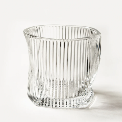 Diamond Stripe Wave Gläser, 6 Stück, 230ml