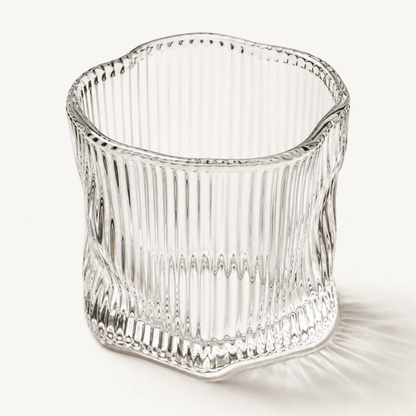 Diamond Stripe Wave Gläser, 6 Stück, 230ml