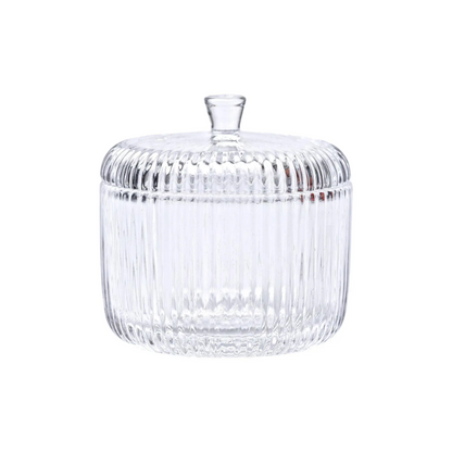 Almina Elisa Glasschale mit Deckel